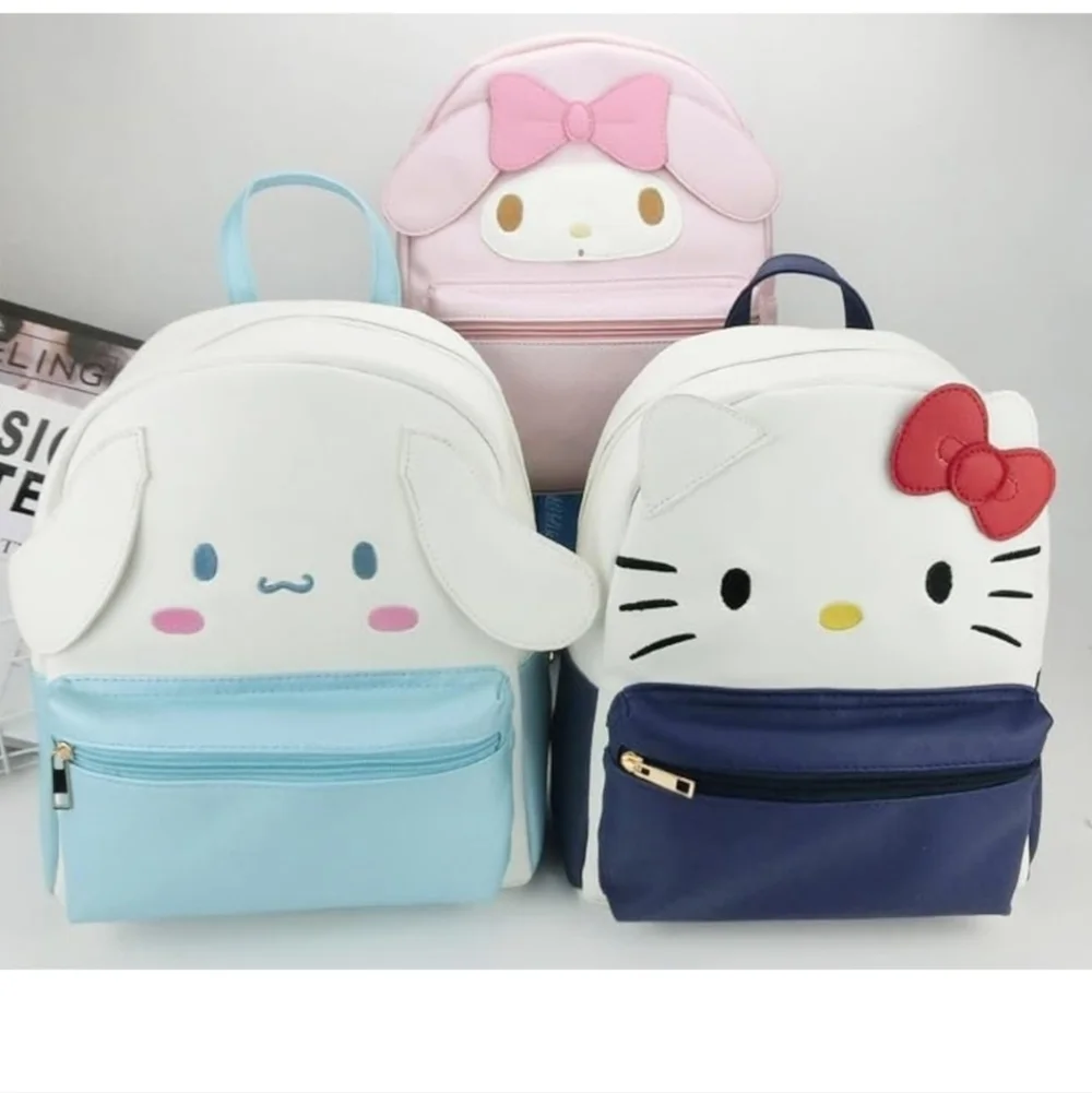 Cute Blue and White Kids Backpack CINNAMAROLL purse women's decor